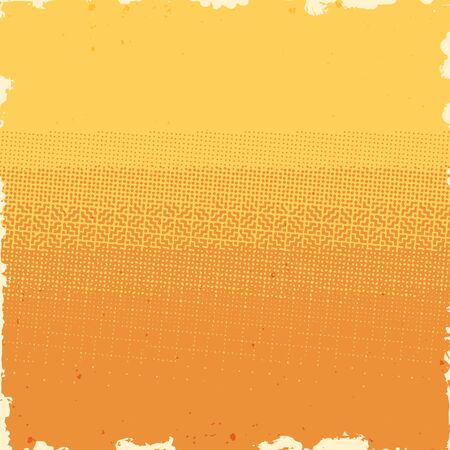 Halftone background with dirty grungy dots gradientのイラスト素材