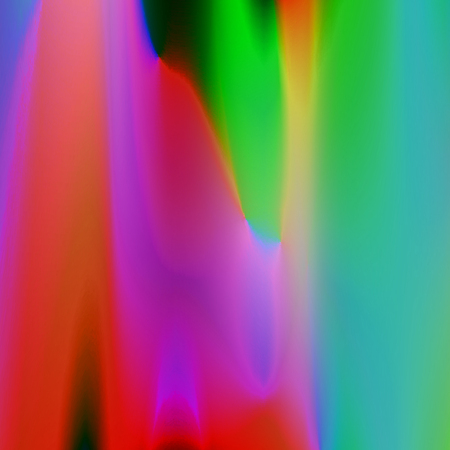 Glitch background with glowing blurred colors flowのイラスト素材