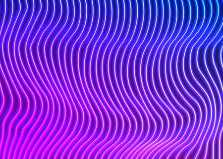 Neon lines background with glowing 80s retro vapor wave styleのイラスト素材
