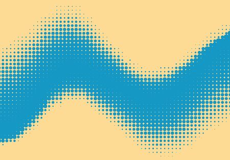 Pop art halftone retro background shapes with comics style