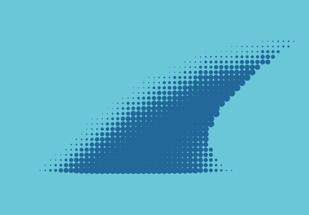 Pop art halftone retro background shapes with comics styleのイラスト素材