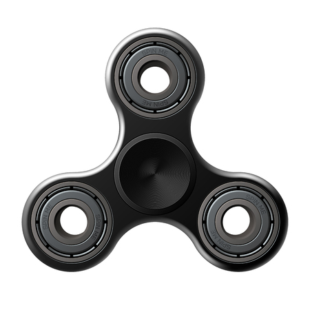 Fidget spinner fashionable trendy relaxation toy for kids and hipsters.のイラスト素材