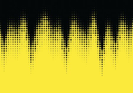 Pop art halftone retro shapes with comics style.のイラスト素材