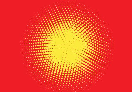 Pop art styled halftone background with dotsのイラスト素材