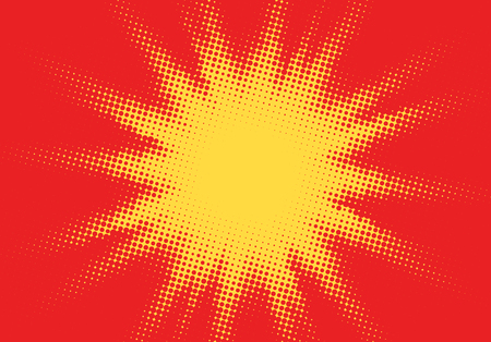 Pop art styled halftone background with dotsのイラスト素材