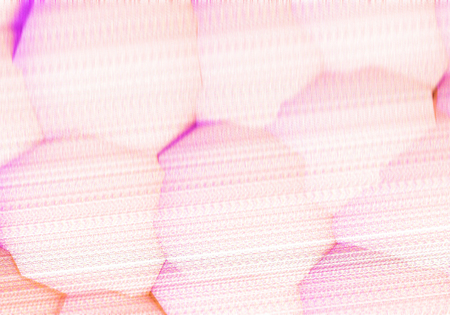 Abstract background with 3D shapes and broken tv colorful glitch effectの写真素材