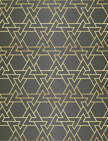 Islamic background with traditional style arabic. Seamless pattern for card, background, fabric or abstract design. Muslim ornament.のイラスト素材