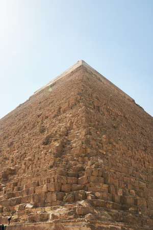 Pyramid of Khafre (also read as Khafra, Khefren) or of Chephren is the second-tallest and second-largest of the Ancient Egyptian Pyramids of Giza and the tomb of the Fourth-Dynasty pharaoh Khafre (Chefren)の写真素材