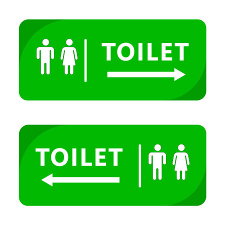 Toilet sign design. Vector Illustration.のイラスト素材