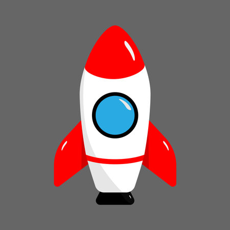 Rocket balloon icon template Vector illustrationのイラスト素材