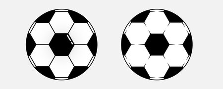 Soccer ball icon template. Vector illustration.のイラスト素材