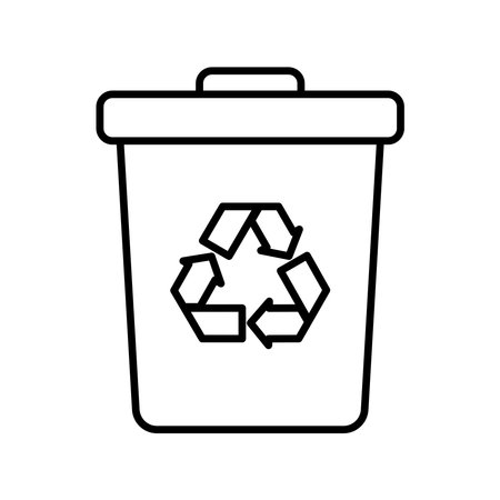 Recycle bin icon. Vector design.のイラスト素材