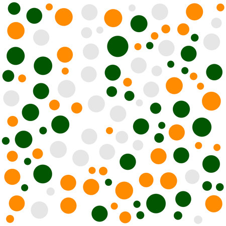 Polka dots pattern background. Vector design.のイラスト素材