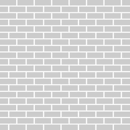 Brick wall pattern wallpaper template. Vector design.のイラスト素材