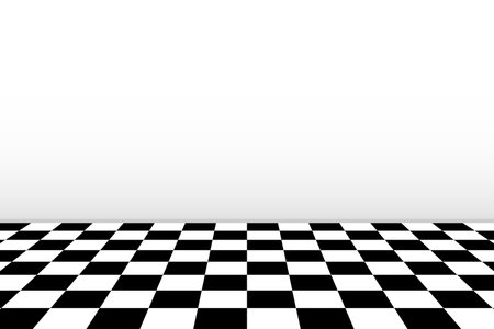 Chessboard background template. Vector design.のイラスト素材