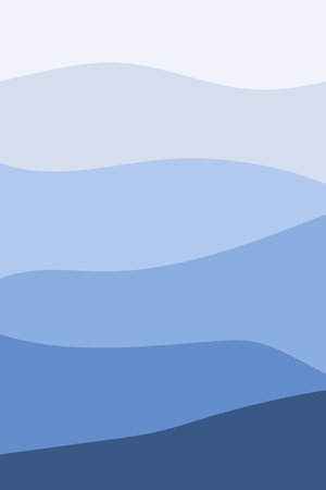 Abstract blue waves background template. Seamless background. Vector design.のイラスト素材