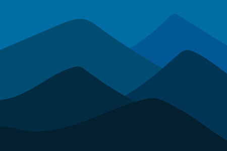 Abstract blue waves background template. Seamless background. Vector design.のイラスト素材