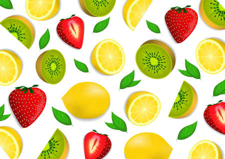 Fruits background for wallpapers, pattern fills, web page backgrounds, surface textures, textile.