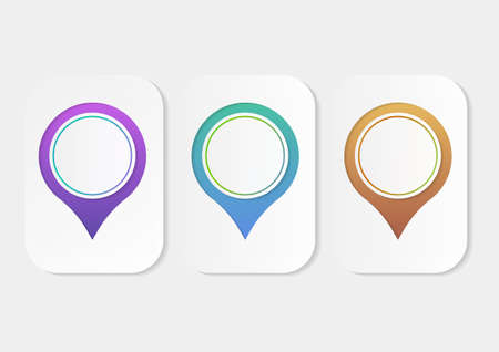 Circle infographics template design vectorのイラスト素材