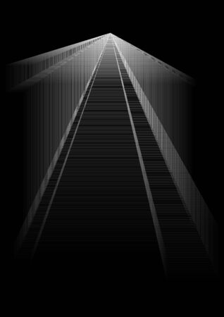 Abstract white and black stripe backgroundのイラスト素材