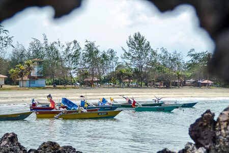 fisherman boatの写真素材
