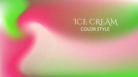holographic background with ice cream color styleのイラスト素材