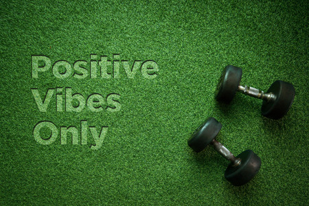 Healthy Concept: Positive Vibes Onlyの写真素材
