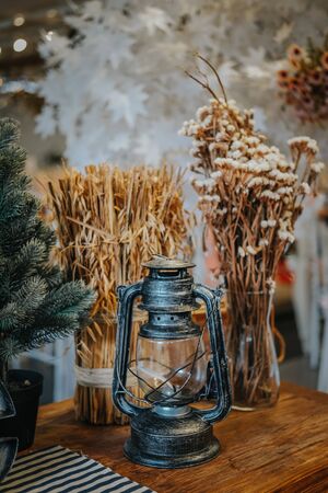 Gasoline lanterns for interior classic conceptの写真素材