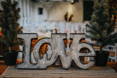 Love letters for home decorationの写真素材