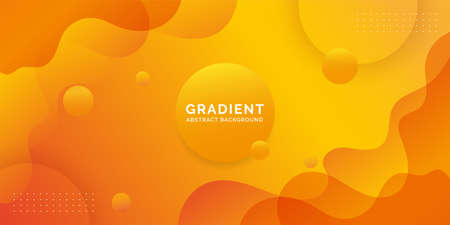 Gradient Abstract Background, Full color abstract background, Orange Backgroundのイラスト素材
