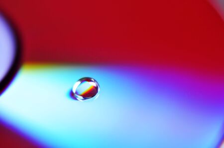 close up of futuristic water dropの写真素材