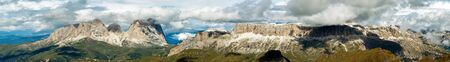 breathtaking panorama from Marmolada mountain, Italyの写真素材