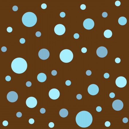 Seamless brown background with blue dotsのイラスト素材