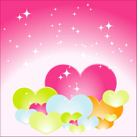 Background graphic "hart"のイラスト素材