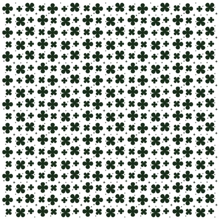 pattern of cloverのイラスト素材