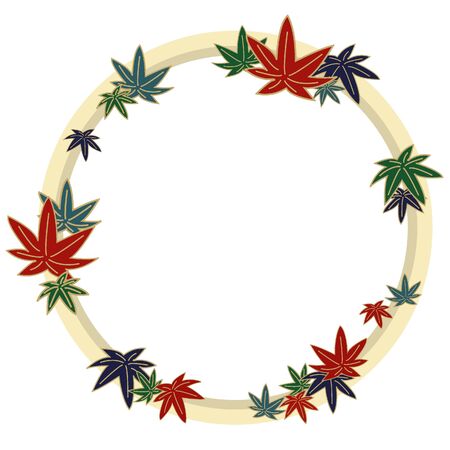 Illustration material of autumn tintのイラスト素材