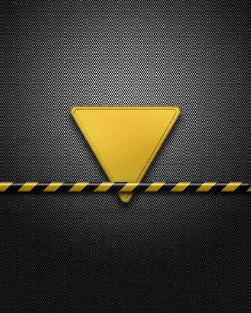Graphic background of warning imageの写真素材