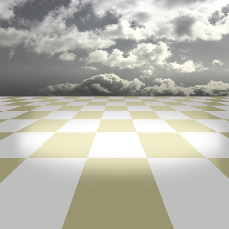 Three-dimensional space imageの写真素材