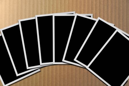 Photograph frame imageの写真素材