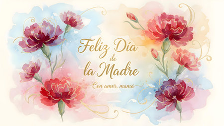 Feliz DÃ­a de la Madre: Celebrating Love and Beautyの素材