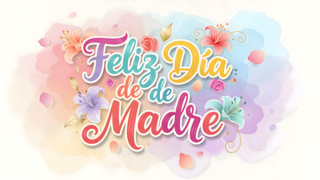 Feliz DÃ­a de la Madre: A Vibrant Bloom of Love and Joyの素材