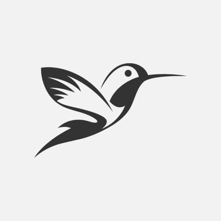 birds with spread flittering wings. Swallow, parrot or dove bird symbol of freedom and peace or interior decor designのイラスト素材