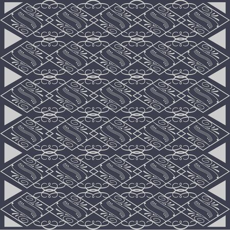 Geometric Ethnic pattern design for background or wallpaper. Vector illustrationのイラスト素材