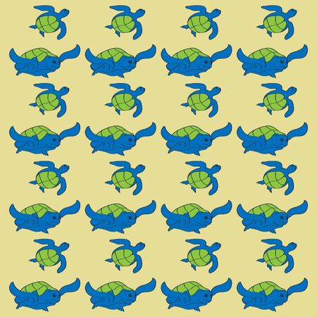 Geometric Ethnic pattern design for background or wallpaper.のイラスト素材
