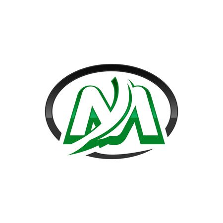 M letter logo vector, M letter logo design vector illustration template, M letter logo vector, letter M logo vector, creative Letter M letter logoのイラスト素材