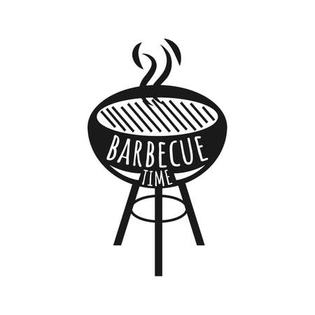 Vintage bbq grill graphics for t-shirt, other prints. Retro barbecue typography tee, emblem for anyone who love summer barbeque with friends and family. Fathers day gift. Stock Vectorのイラスト素材