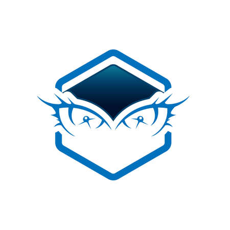 eye scan icon trendy and modern eye scan symbol for logo, web, app, UI. eye scan icon simple sign. eye scan icon flat vector illustration for graphic and web designのイラスト素材