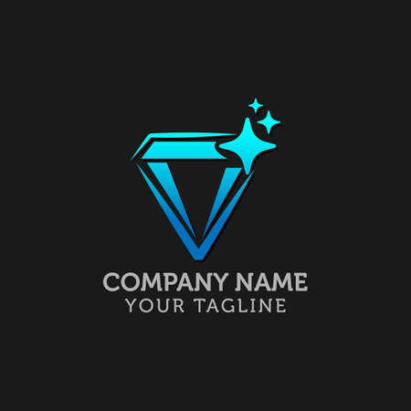 Diamond abstract logo, symbol, icon,graphic,vector.のイラスト素材