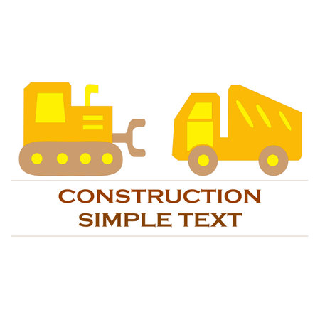 Contructions Trucks Vector Design Illustration.EPS10のイラスト素材