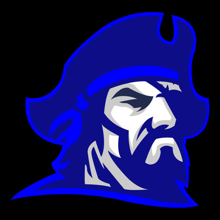 pirates logo icon vintage style design template vector for brand or company and other.EPS 10のイラスト素材